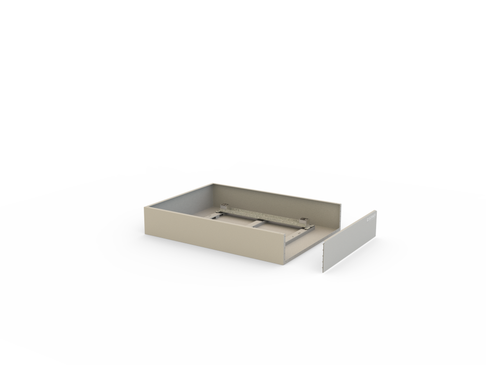 Bac à huile avec paroi latérale démontable (petit côté)