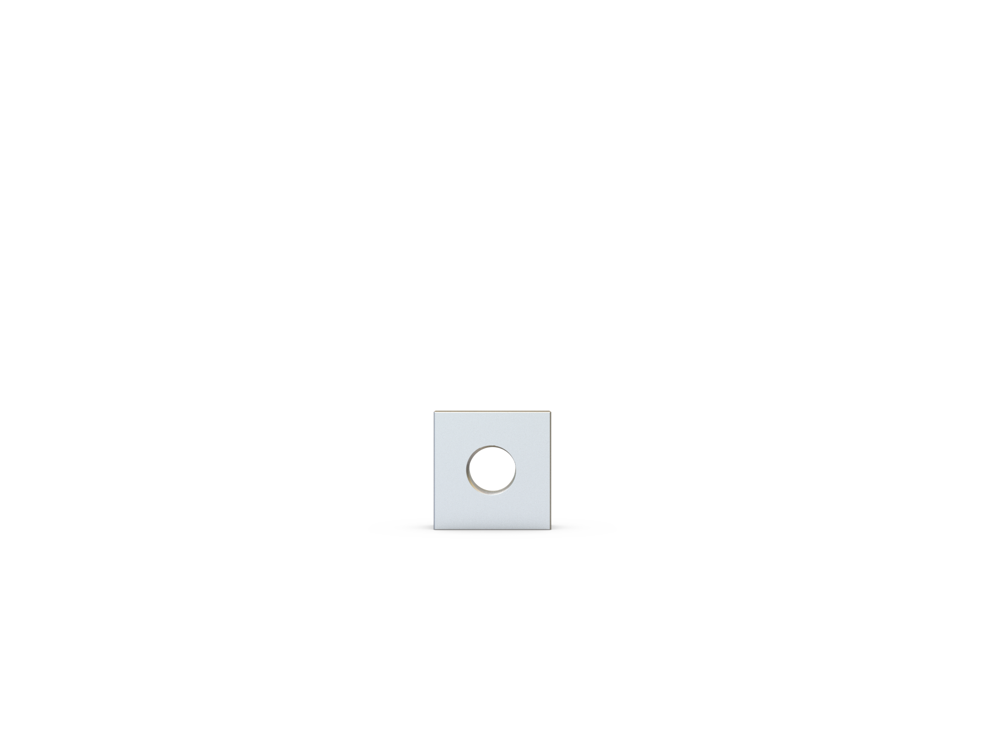 Piastra filettata per profilo isolante