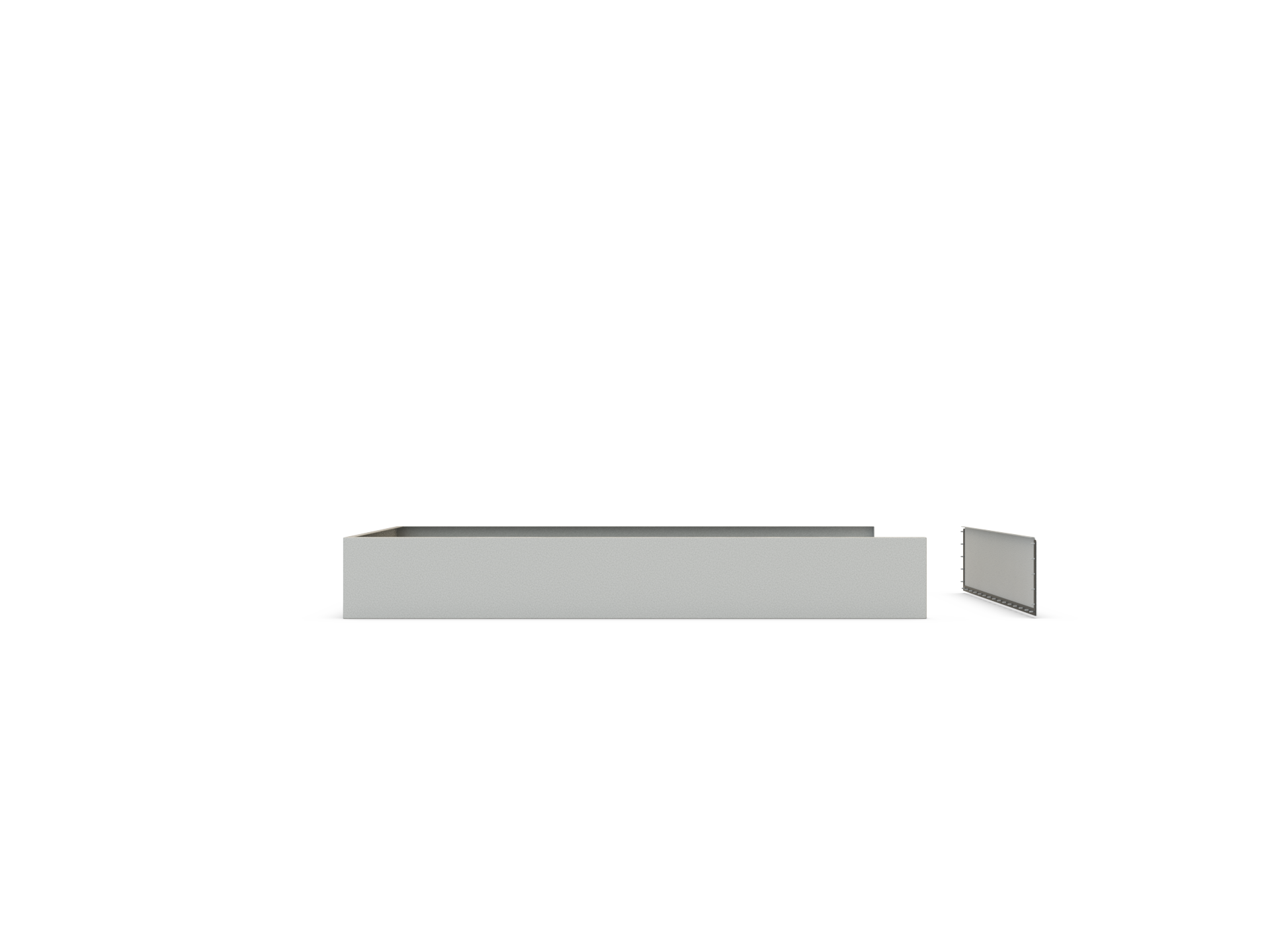 Bac à huile Giant avec paroi latérale démontable