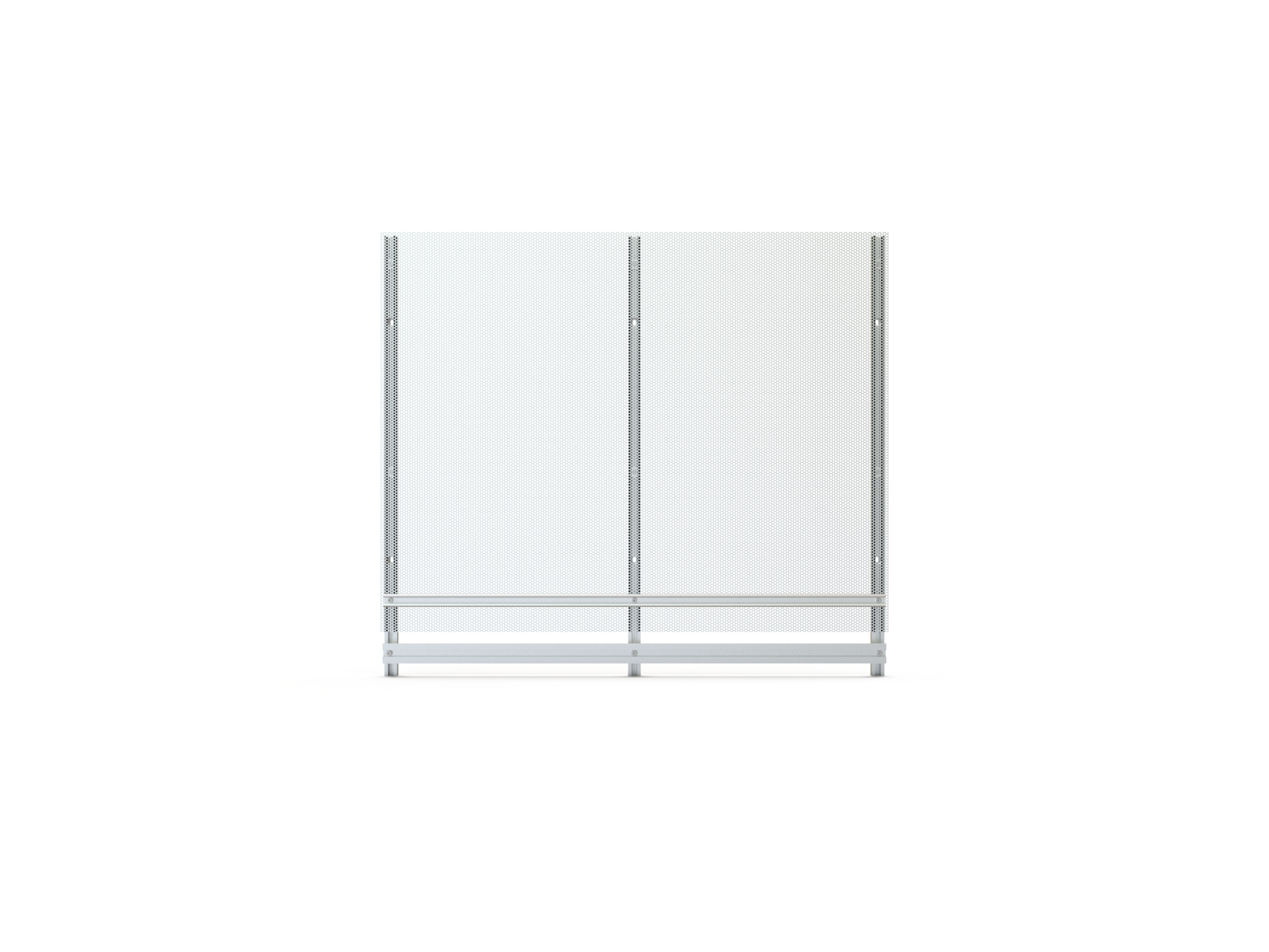 Cadre avec tôle perforée, 130/110