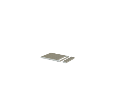 BORDEC Abdeckung mit Bolzen BAB A15 6 100 GRIP montiert