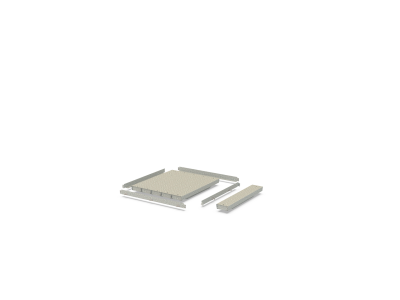 BORDEC Abdeckung mit Bolzen BAB B125 6 130 lose
