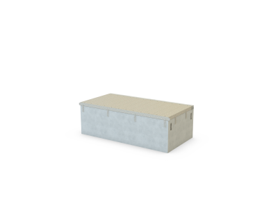 BORDEC Chambre à câbles de bâtiment BVS B125 12 130 22 H100