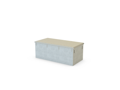 BORDEC Chambre à câbles de bâtiment BVS B125 12 130 H120