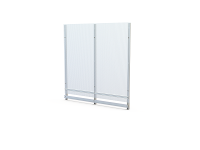 Cadre avec tôle perforée, 130/130