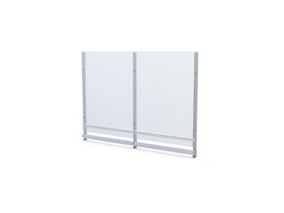 Cadre avec tôle perforée, 160/110