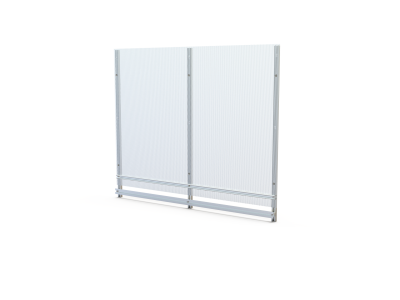 Cadre avec tôle perforée, 160/130