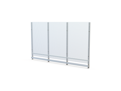 Cadre avec tôle perforée, 190/110