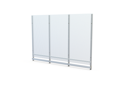 Cadre avec tôle perforée, 190/130