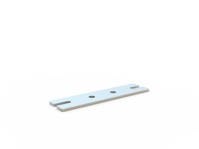 Double plaque de raccordement en croix